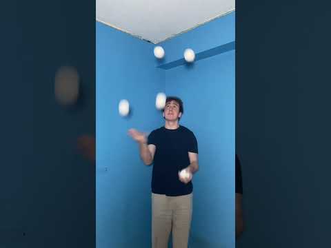 Can I juggle 4 balls or 5 balls?🤹🏻‍♂️🧐