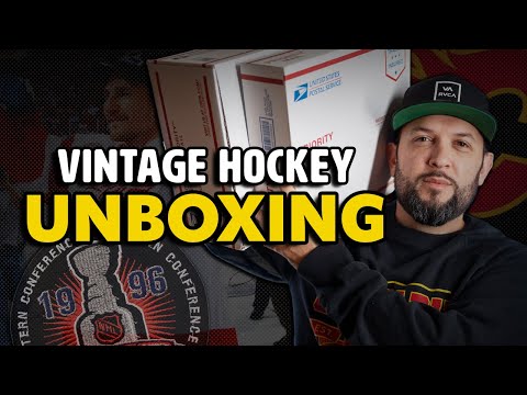 Unboxing vintage hockey apparel