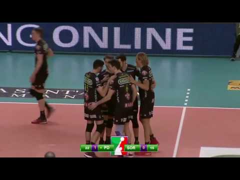 Gli highlights di Kioene Padova - Biosì Indexa Sora - Gara 1 Ottavi Play Off Challenge