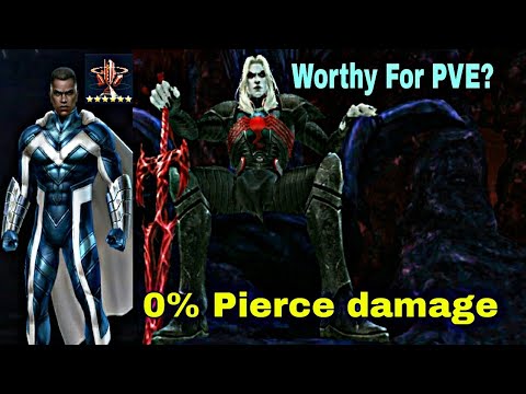 Blue Marvel New Uniform & T3 Review | WBL Knull Clear Showcase With Obelisk - Marvel Future Fight