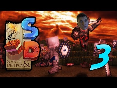 Minecraft: Search & Destroy w/Mitch! Game 3 - Catch A Ride!