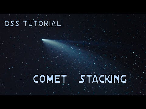 DSS Tutorial. Comet Stacking and Processing. C/2020 F3 Neowise