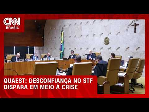 Quaest: desconfiança do brasileiro no STF cresce dez pontos em meio à crise | CNN 360°