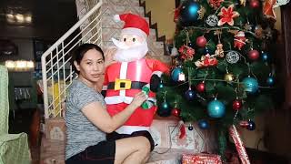 4FT INFLATABLE SANTA CLAUS UNBOXING