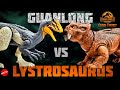 Mattel Jurassic World Chaos Theory Danger Pack Guanlong VS Lystrosaurus Review