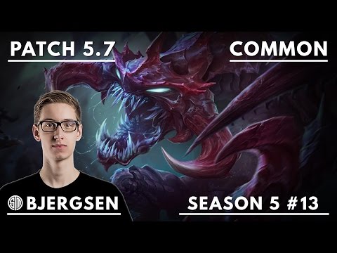 13. TSM Bjergsen - Cho'Gath vs Twisted Fate - Mid - April 9th, 2015 - LoL Challenger