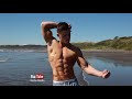 Shredded Teen Bodybuilding Beach Muscle Pump Posing Zac Styrke Studio