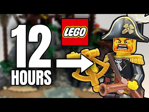 Can I Build A LEGO Pirate Island Outpost In 12 Hours?!