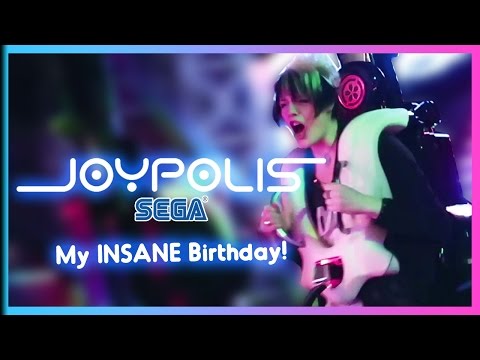 My INSANE Futuristic Birthday!! | Joypolis Tokyo