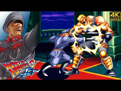 World Heroes 2 Jet - Brocken (Arcade / 1994) 4K 60FPS
