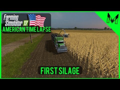 FS17 American Multiplayer Timelapse #3 Cutting the First Silage! (Mills County Time Lapse)