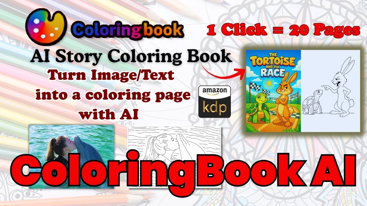 Create Coloring Books with AI in Minutes | ColoringBook AI Tutorial #coloringbook #coloringbookai
