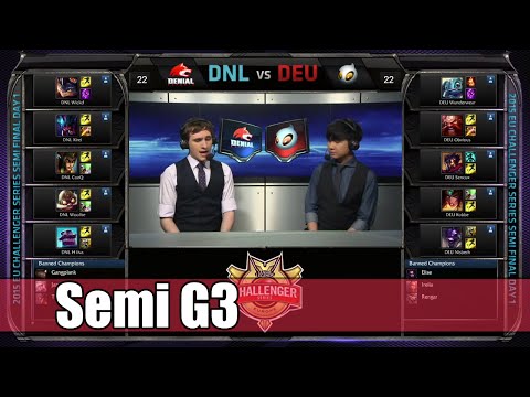 Denial eSports vs Dignitas EU | Game 3 Semi Finals S5 EUCS Summer 2015 | DNL vs DEU G3 Semi EUCS