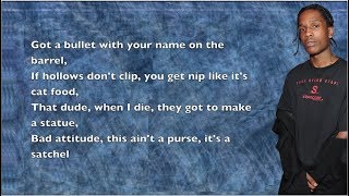 Tyler, The Creator - Potato Salad (ft. A$AP Rocky) - Lyrics