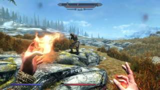PS4 Elder Scrolls V - Skyrim Magic Mod Gameplay