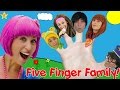 Daddy Finger Family Song Five Finger Dress Up Rhymes For Children Debbie Doo