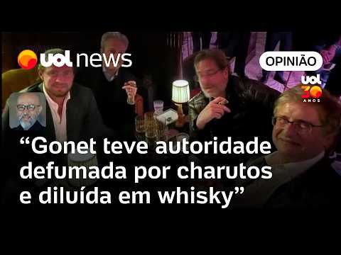 Gonet teve autoridade defumada pela fumaça de charutos e diluída em whisky Macallan, diz Josias