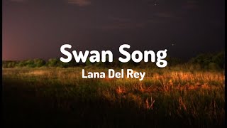 Swan Song - Lana Del Rey ( Lyrics) 🥀🥀 [ Honeymoon Album]