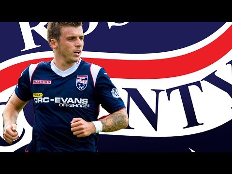 Graham Carey scores his first goal for Ross County, 10/08/2013
