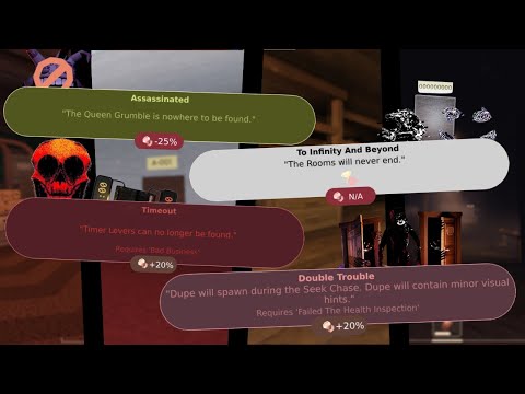 My Custom Modifier Ideas For The Hotel, Rooms, Backdoor, and Mines, PART THREE!! - Roblox Doors