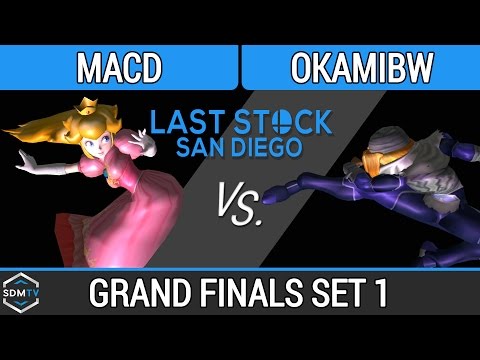 LSSD 94 - SPY | MacD (Peach) vs. OkamiBW (Sheik) - SSBM Grand Finals Set 1 - Smash Melee