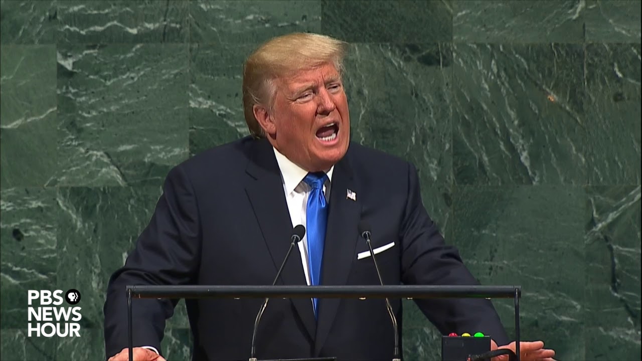 WATCH: President Trump delivers first address to UNGA