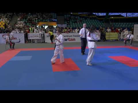 33rd EC Women -55kg - Inna Veliksar (Moldova, shiro) - Leila Polak (Hungary, aka)