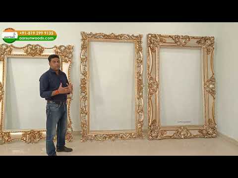 Wooden Carved Frames Mirrors, For Home