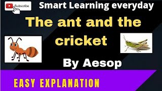 The ant and the cricket class 8 || Smart Learning everyday || English poetry ||