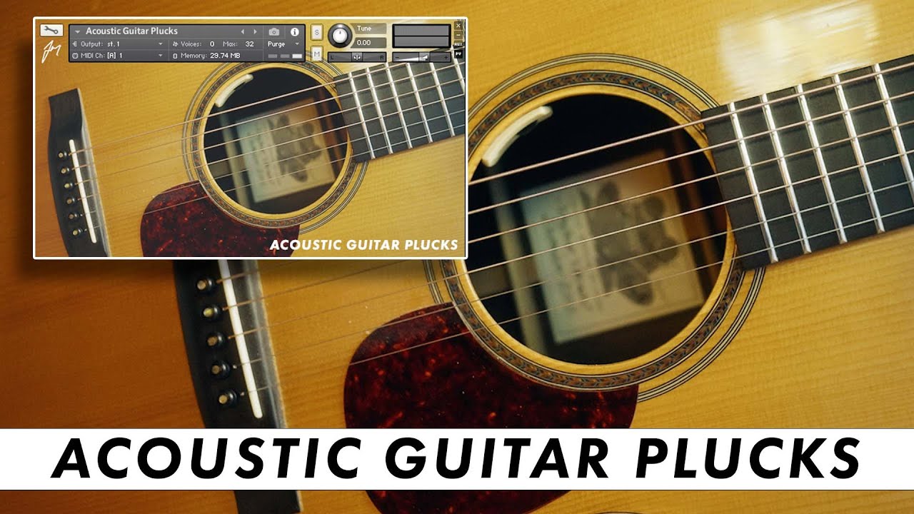 FREE Acoustic Guitar Plucks | Kontakt 6 + Decent Sampler