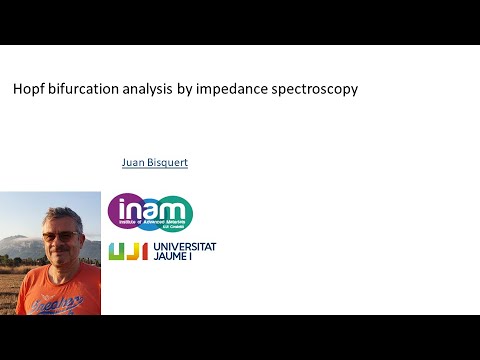 Hopf bifurcations analysis by impedance spectroscopy