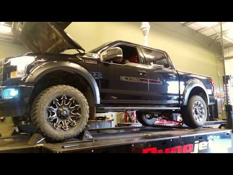 F150 with Boss 302 intake headers and corsa exhaust