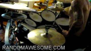 Battlecross - Mike Kreger - Drum tracking @ Random Awesome! Recording Studio - part 2