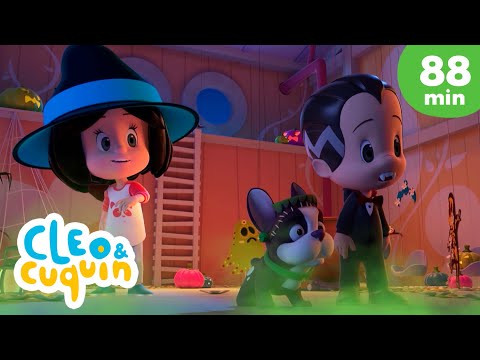 A Halloween Nightmare 😱 Episodes and more Nursery Rhymes by Cleo and Cuquin | Children Songs