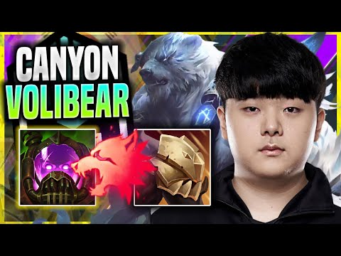 CANYON TRIES VOLIBEAR WITH NEW BUFFS! - DK Canyon Plays Volibear Jungle vs Olaf! | Season 11
