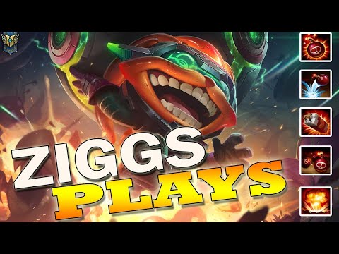 Ziggs Montage - BEST PLAYS S12