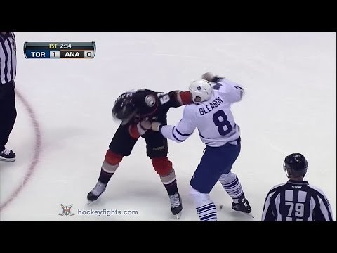 Tim Gleason vs Patrick Maroon