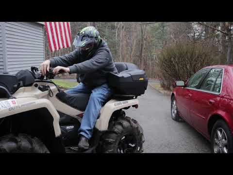 The Quad Project - Mar 2022 - Installing George's seat - Black Boar ATV Lounger