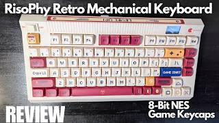 REVIEW: RisoPhy Retro Style Wireless Mechanical Keyboard - Cool NES Aesthetic Keyboard? (PC423)
