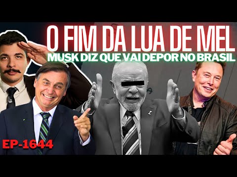 FIM da LUA de MEL: E Agora Lula? + Bolsonaro PROVOU Que Estava CERTO + MUSK Diz Que Vai DEPOR no BR.