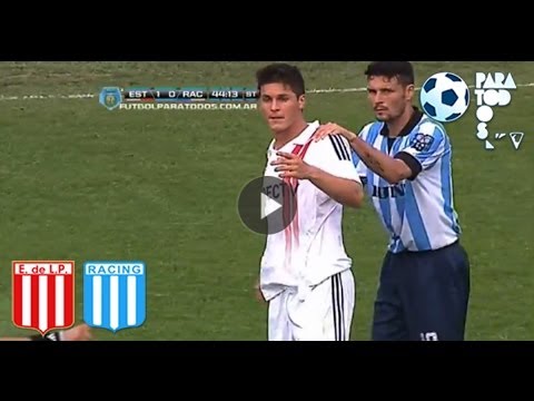 Por acá está la salida. Estudiantes 1 - Racing 0. Fecha 11. Torneo Inicial 2013. Fútbol Para Todos