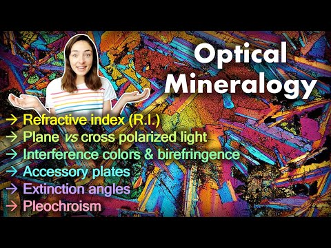 Optical Mineralogy Pt.1- Plane & Cross Polarized Light, Birefringence, Pleochroism, etc. | GEO GIRL
