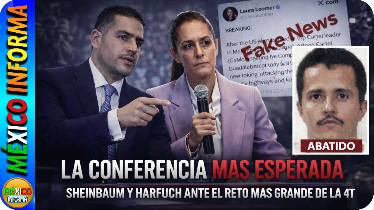 LA CONFERENCIA MAS ESPERADA. EL RETO DE LA PRESIDENTA Y HARFUCH DE COMBATIR TANTAS MENTIRAS.