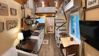 Amazing Beautiful Custom Built Cedar Tiny House with 2 Lofts for Sale