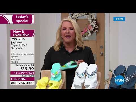 HSN | Summer Footwear Style - Joybees 06.02.2022 - 07 AM
