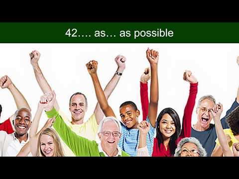 100 common English structure  - 42…. as… as possible