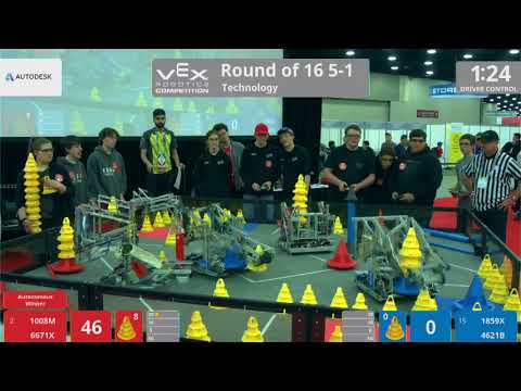 2018 VRC Tech R16 5-1 - 1008M 6671X vs 1859X 4621B - 137 to 79