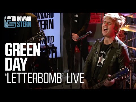 Green Day “Letterbomb” Live on the Stern Show