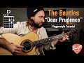 How To Play Dear Prudence By The Beatles Acoustic Guitar Lesson