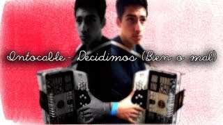 Intocable - Decidimos (Bien o mal) tutorial en acordeon. Accordion Tutorial.